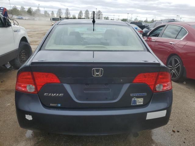 JHMFA36207S014737 - 2007 HONDA CIVIC HYBRID BLACK photo 6