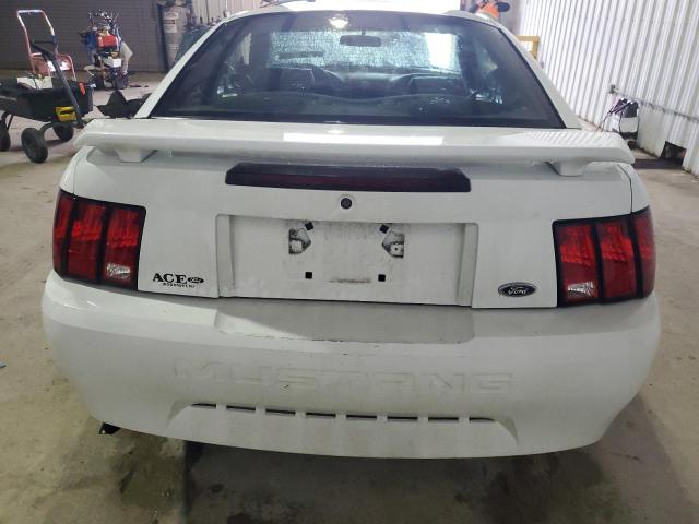 1FAFP40423F332786 - 2003 FORD MUSTANG WHITE photo 6