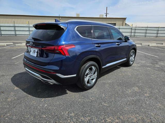 5NMS64AJXMH331227 - 2021 HYUNDAI SANTA FE SEL BLUE photo 4