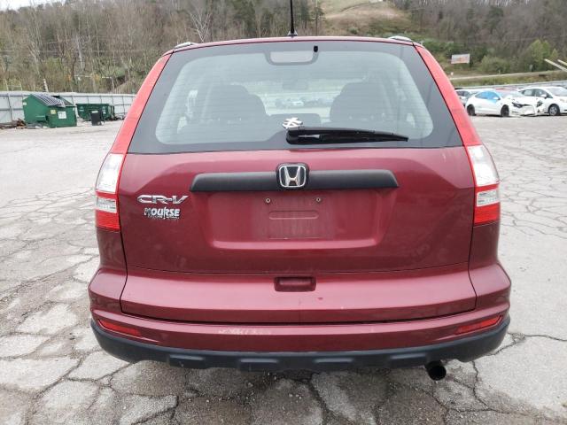 5J6RE3H37BL031413 - 2011 HONDA CR-V LX MAROON photo 6