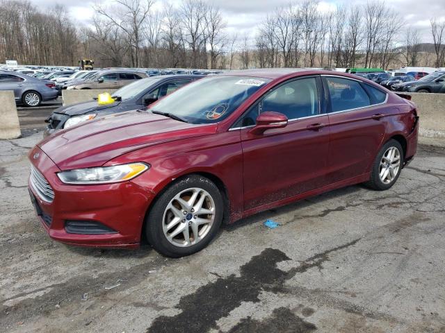 3FA6P0H75FR250761 - 2015 FORD FUSION SE RED photo 1