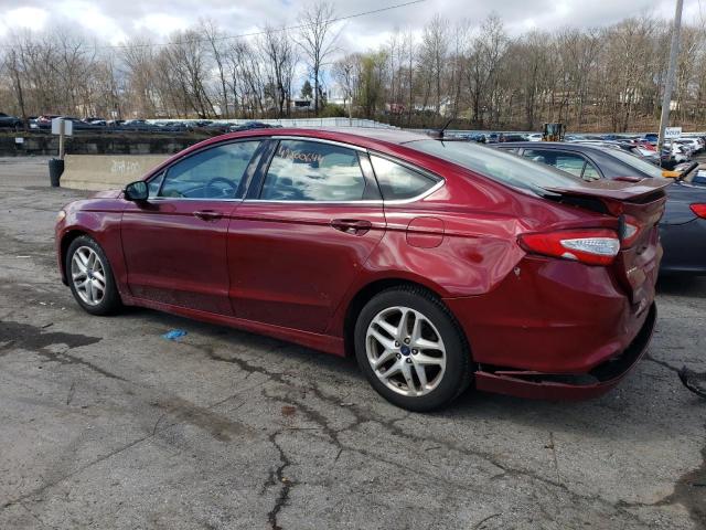 3FA6P0H75FR250761 - 2015 FORD FUSION SE RED photo 2