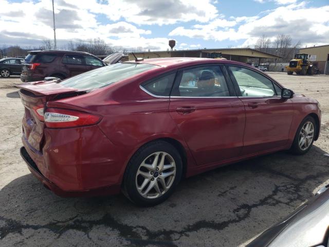 3FA6P0H75FR250761 - 2015 FORD FUSION SE RED photo 3