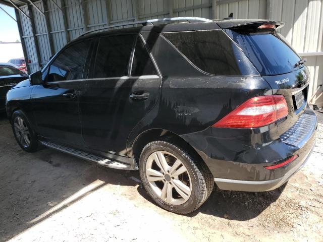 4JGDA5HB5EA359164 - 2014 MERCEDES-BENZ ML 350 4MATIC BLACK photo 2