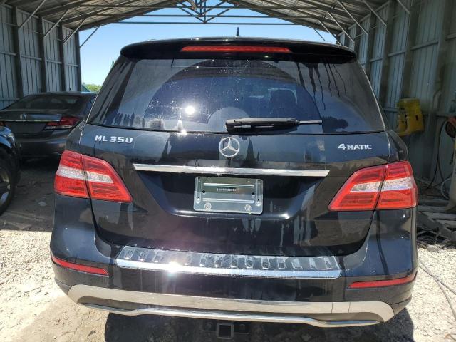 4JGDA5HB5EA359164 - 2014 MERCEDES-BENZ ML 350 4MATIC BLACK photo 6