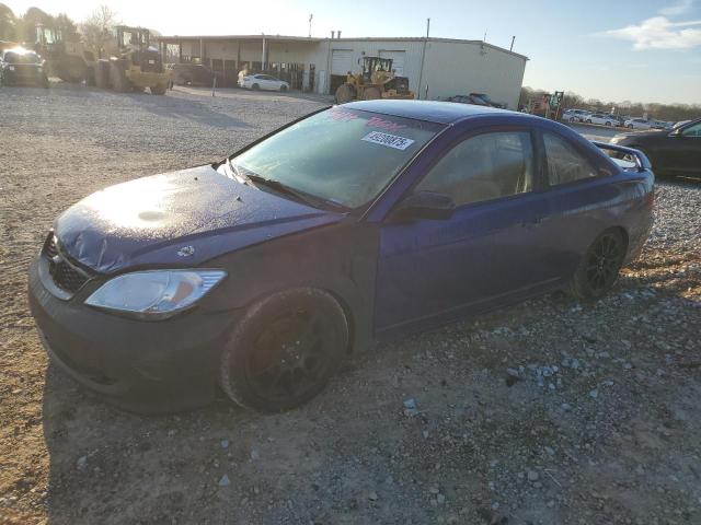 1HGEM21125L050600 - 2005 HONDA CIVIC DX VP BLUE photo 1