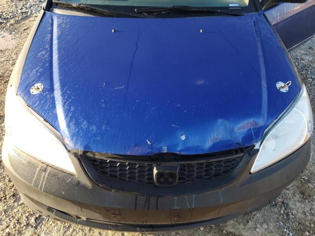 1HGEM21125L050600 - 2005 HONDA CIVIC DX VP BLUE photo 11