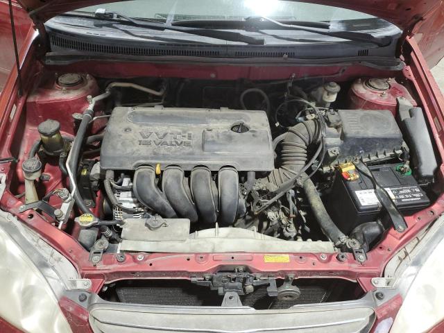 JTDBR32EX42029735 - 2004 TOYOTA COROLLA CE RED photo 11