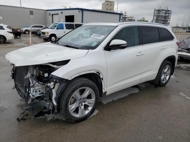 5TDDKRFHXGS337070 - 2016 TOYOTA HIGHLANDER LIMITED WHITE photo 1