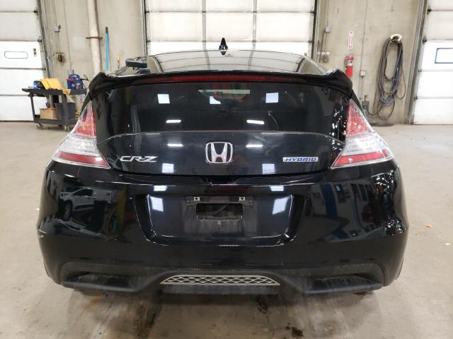 JHMZF1C65BS004062 - 2011 HONDA CR-Z EX BLACK photo 6