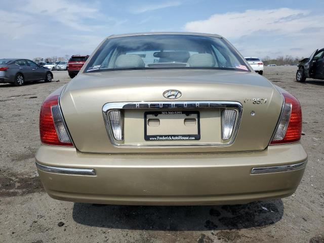 KMHFU45E14A342420 - 2004 HYUNDAI XG 350 BEIGE photo 6