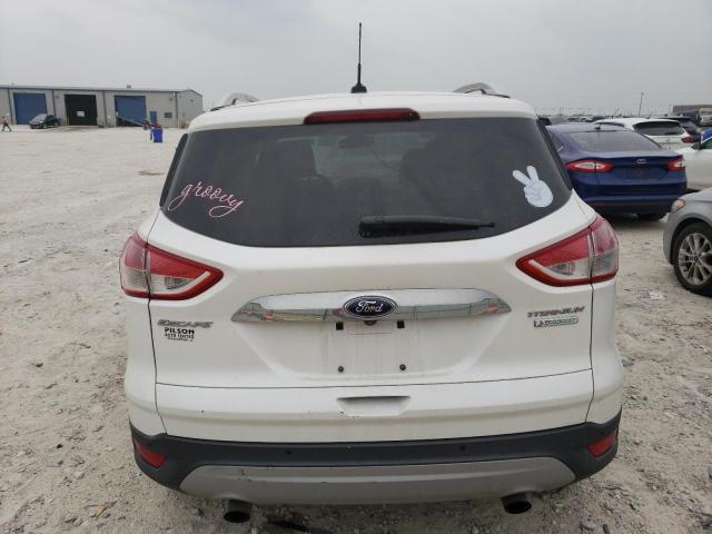 1FMCU0J96FUA28834 - 2015 FORD ESCAPE TITANIUM WHITE photo 6