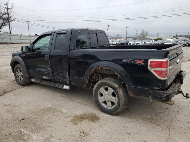 1FTRX14W09FA76383 - 2009 FORD F-150 SUPER CAB BLACK photo 2