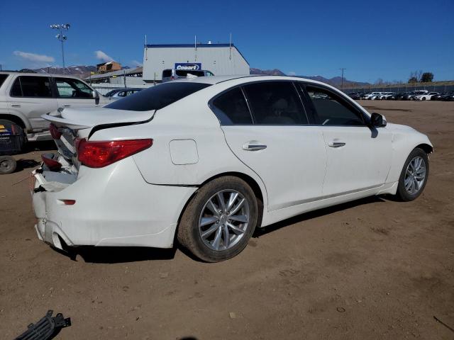 JN1BV7AR3FM397322 - 2015 INFINITI Q50 BASE WHITE photo 3