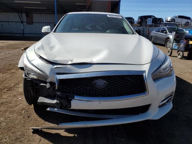 JN1BV7AR3FM397322 - 2015 INFINITI Q50 BASE WHITE photo 5