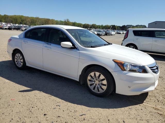 1HGCP2F32BA107944 - 2011 HONDA ACCORD LX WHITE photo 4