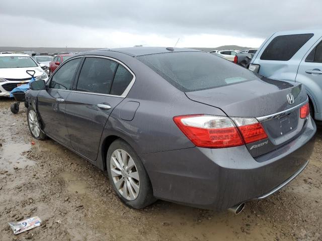 1HGCR3F81EA033898 - 2014 HONDA ACCORD EXL GRAY photo 2