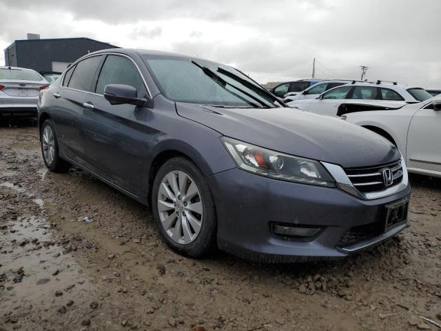 1HGCR3F81EA033898 - 2014 HONDA ACCORD EXL GRAY photo 4