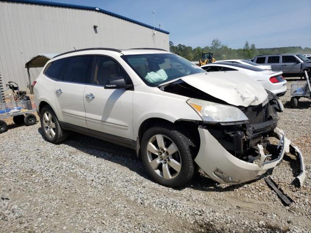 1GNKRLED7BJ158609 - 2011 CHEVROLET TRAVERSE LTZ WHITE photo 4