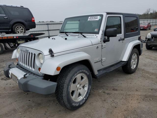 1J4FA54109L701750 - 2009 JEEP WRANGLER SAHARA SILVER photo 1