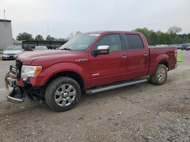 1FTFW1CT3DKE80534 - 2013 FORD F150 SUPERCREW RED photo 1