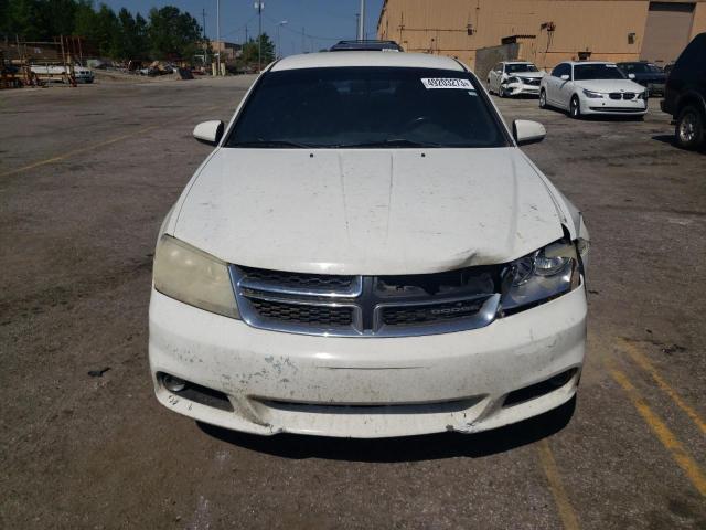 1B3BD1FG4BN517204 - 2011 DODGE AVENGER MAINSTREET WHITE photo 5