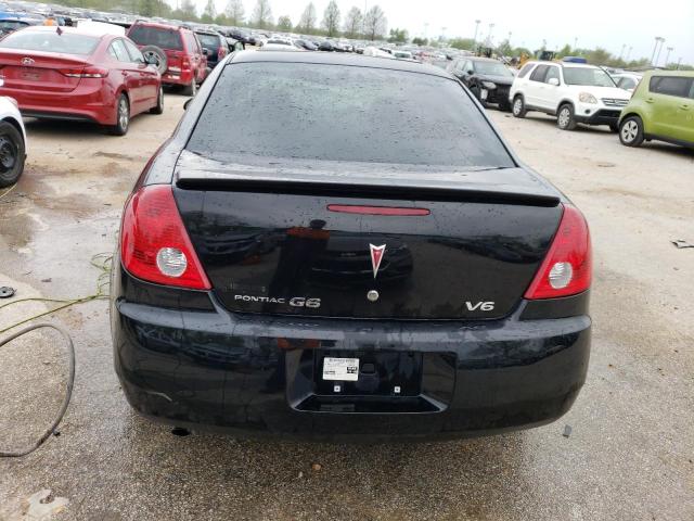 1G2ZG558964189980 - 2006 PONTIAC G6 SE1 BLACK photo 6