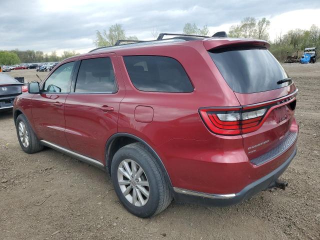 1C4RDJAGXEC278701 - 2014 DODGE DURANGO SXT RED photo 2