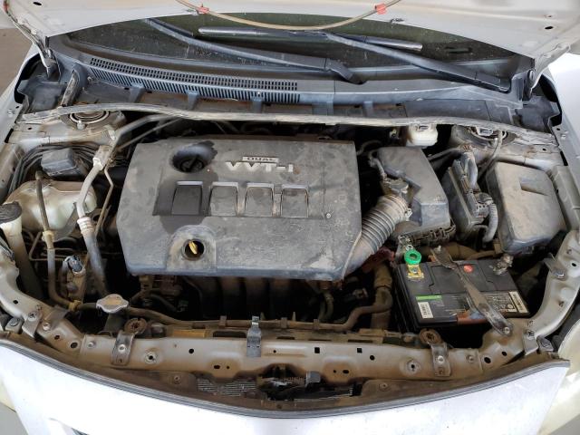 1NXBU40E49Z118862 - 2009 TOYOTA COROLLA BASE SILVER photo 11