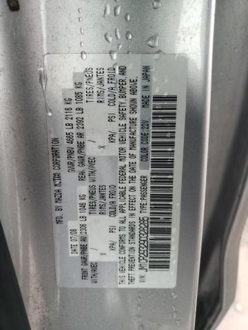 JM1CR293290328285 - 2009 MAZDA 5 SILVER photo 13