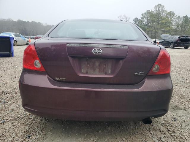 JTKDE177370210638 - 2007 TOYOTA SCION TC ბურგუნდია ფოტო 6