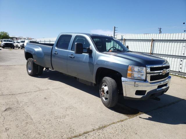 1GC4K1C87BF114256 - 2011 CHEVROLET SILVERADO K3500 LTZ TEAL photo 4