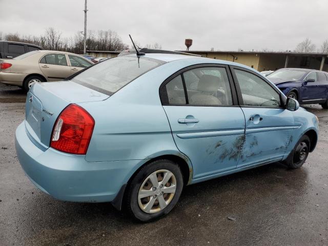 KMHCN4AC7AU469574 - 2010 HYUNDAI ACCENT GLS BLUE photo 3