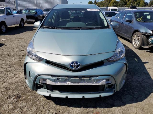 JTDZN3EU3FJ038900 - 2015 TOYOTA PRIUS V BLUE photo 5