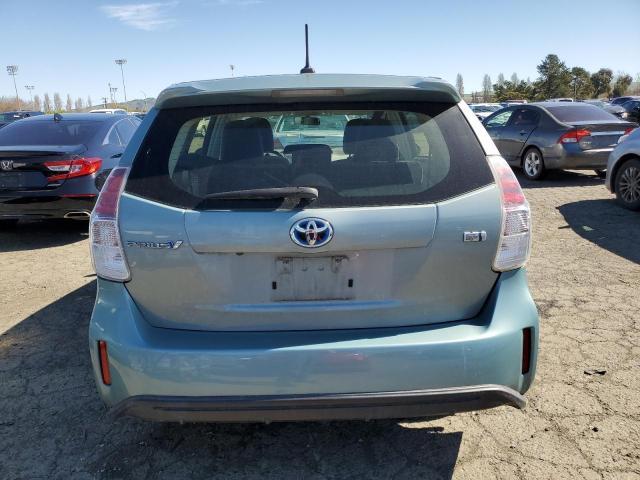 JTDZN3EU3FJ038900 - 2015 TOYOTA PRIUS V BLUE photo 6