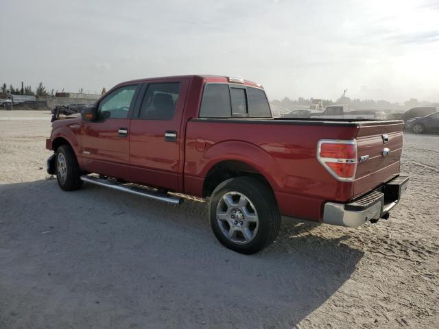 1FTFW1CT1EFC86000 - 2014 FORD F150 SUPERCREW RED photo 2