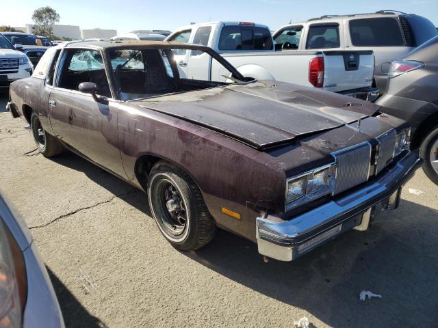 3R47FAM578147 - 1980 OLDSMOBILE CUTLASS SU BURGUNDY photo 4