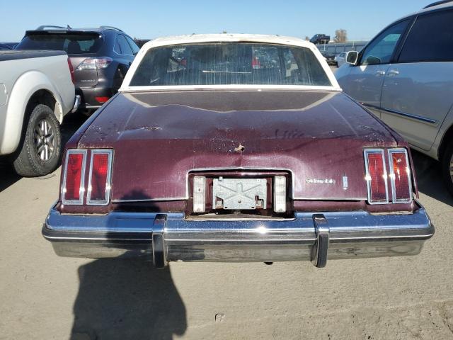 3R47FAM578147 - 1980 OLDSMOBILE CUTLASS SU BURGUNDY photo 6