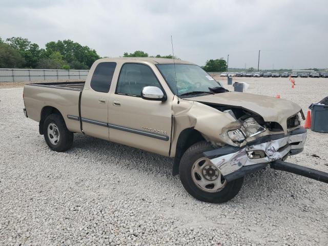 5TBRT34171S165876 - 2001 TOYOTA TUNDRA ACCESS CAB TAN photo 4