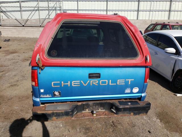 1GCDT14Z7S8116548 - 1995 CHEVROLET S10 PICKUP S10 BLUE photo 6