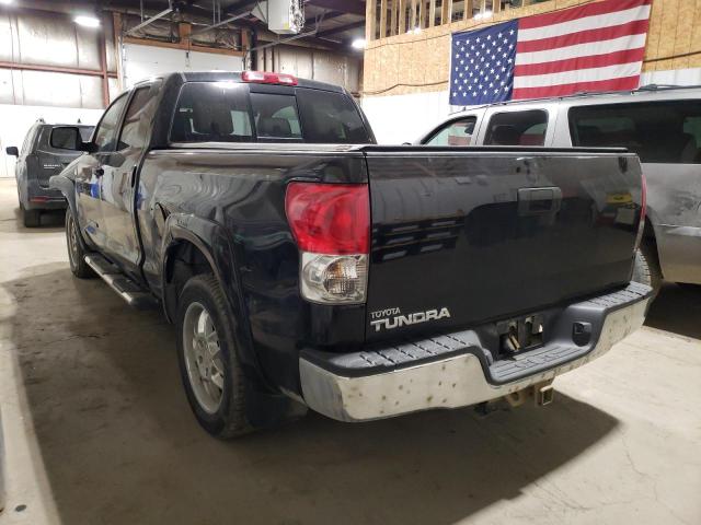 5TBRT54108S458492 - 2008 TOYOTA TUNDRA DOUBLE CAB BLACK photo 2