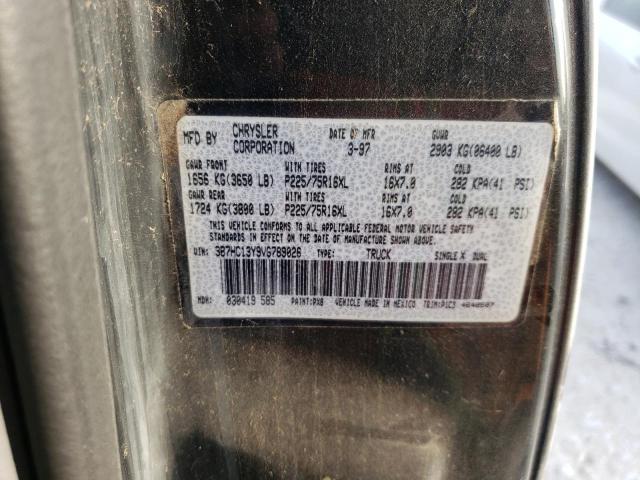 3B7HC13Y9VG789026 - 1997 DODGE RAM Qara foto 12