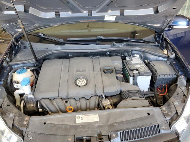 3VWPZ7AJ0BM686090 - 2011 VOLKSWAGEN JETTA S BLUE photo 11