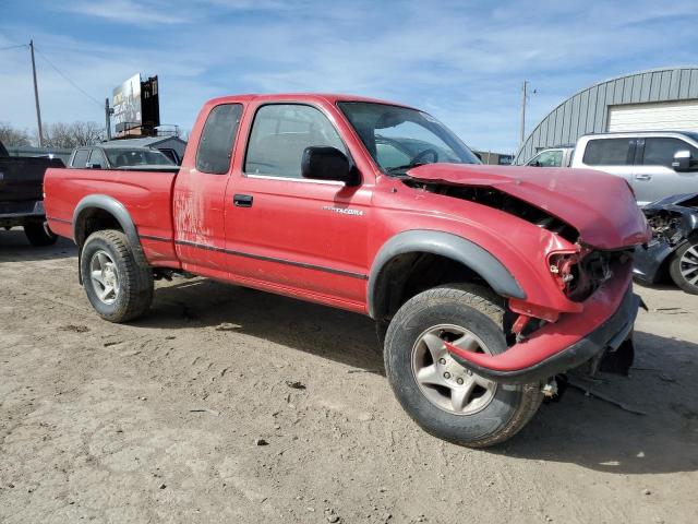 5TESN92N01Z834228 - 2001 TOYOTA TACOMA XTRACAB PRERUNNER წითელი ფოტო 4
