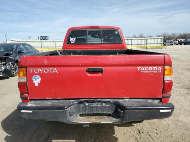5TESN92N01Z834228 - 2001 TOYOTA TACOMA XTRACAB PRERUNNER წითელი ფოტო 6