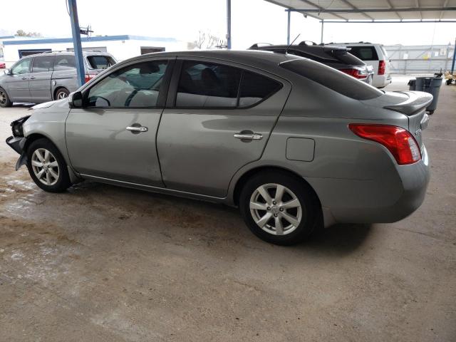 3N1CN7AP4DL893014 - 2013 NISSAN VERSA S GRAY photo 2