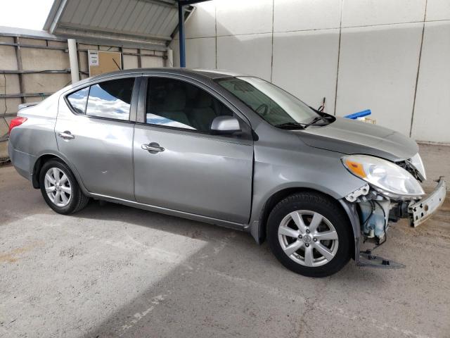 3N1CN7AP4DL893014 - 2013 NISSAN VERSA S GRAY photo 4