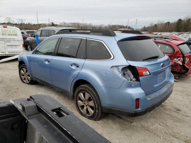 4S4BRBCC5B3415554 - 2011 SUBARU OUTBACK 2.5I PREMIUM BLUE photo 2