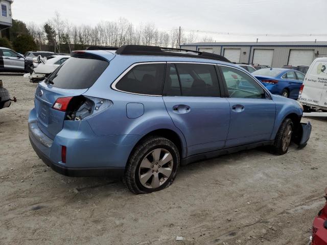 4S4BRBCC5B3415554 - 2011 SUBARU OUTBACK 2.5I PREMIUM BLUE photo 3