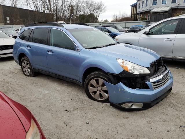 4S4BRBCC5B3415554 - 2011 SUBARU OUTBACK 2.5I PREMIUM BLUE photo 4